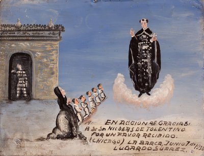 Votive Offering Dedicated to San Nicolás de Tolentino by Unbekannt Unbekannt